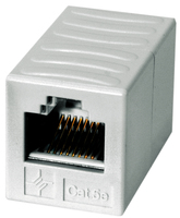 TGT AMJ-Kupplung K Cat.6 isoliert RJ45 (f-f) alpinweiss