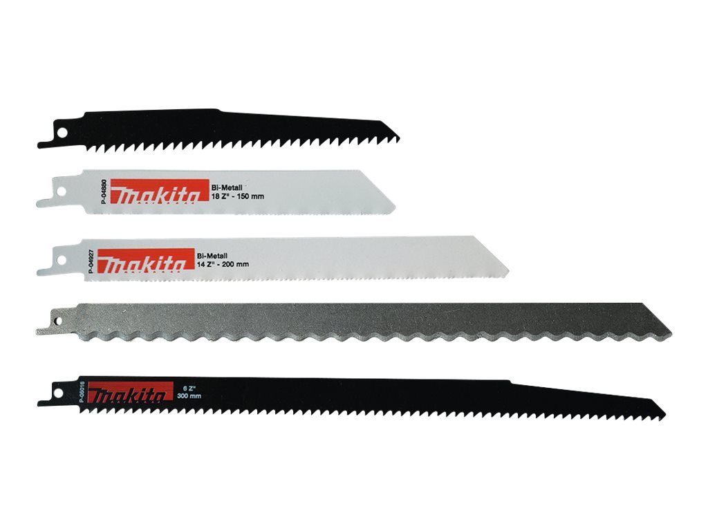 makita P-83951 Säbelsägeblätter-Set 5-teilig makita P-83951 Säbelsägeblätter-Set 5-teilig