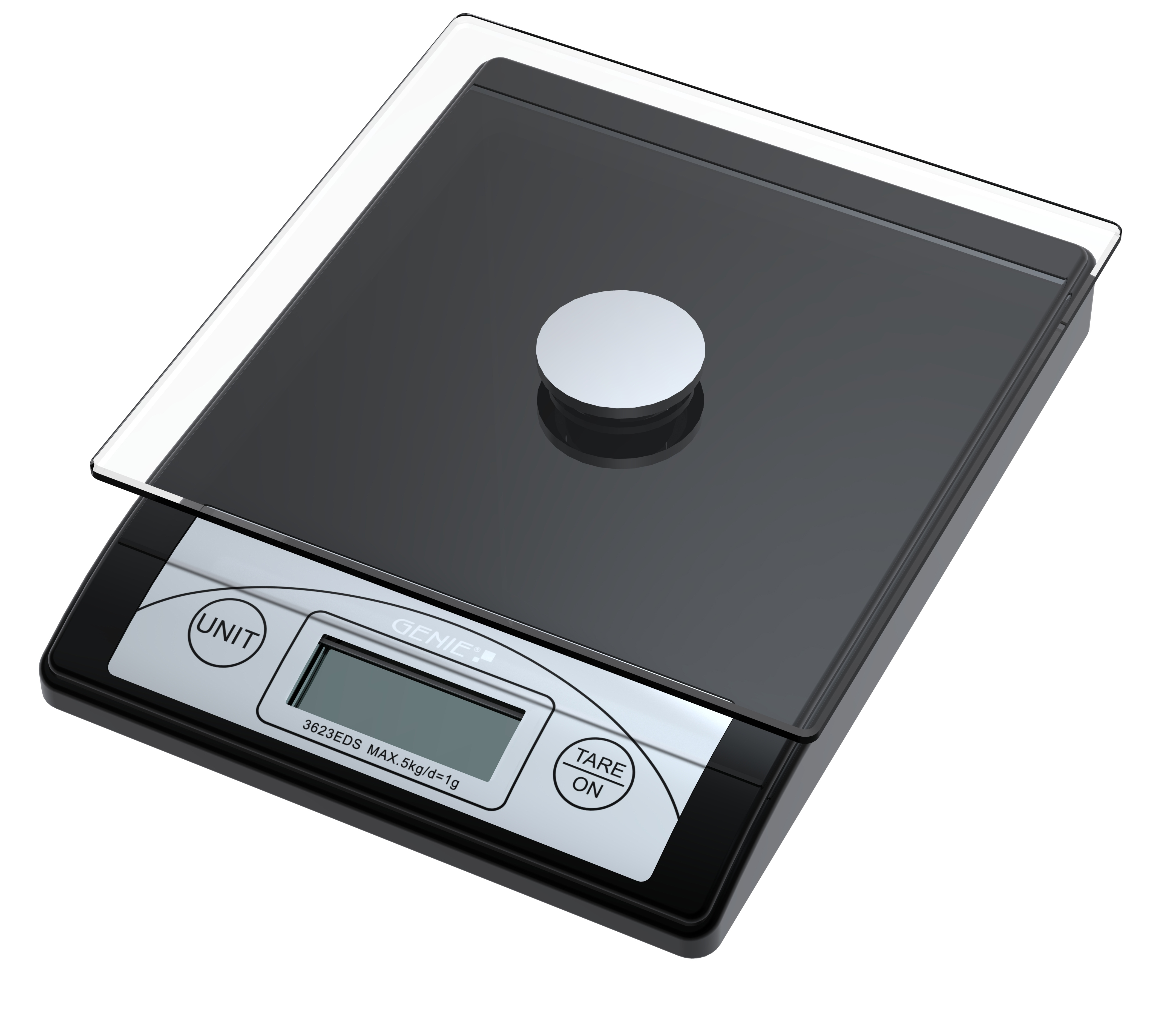 GENIE Briefwaage 3623 EDS schwarz für max 5,0 kg