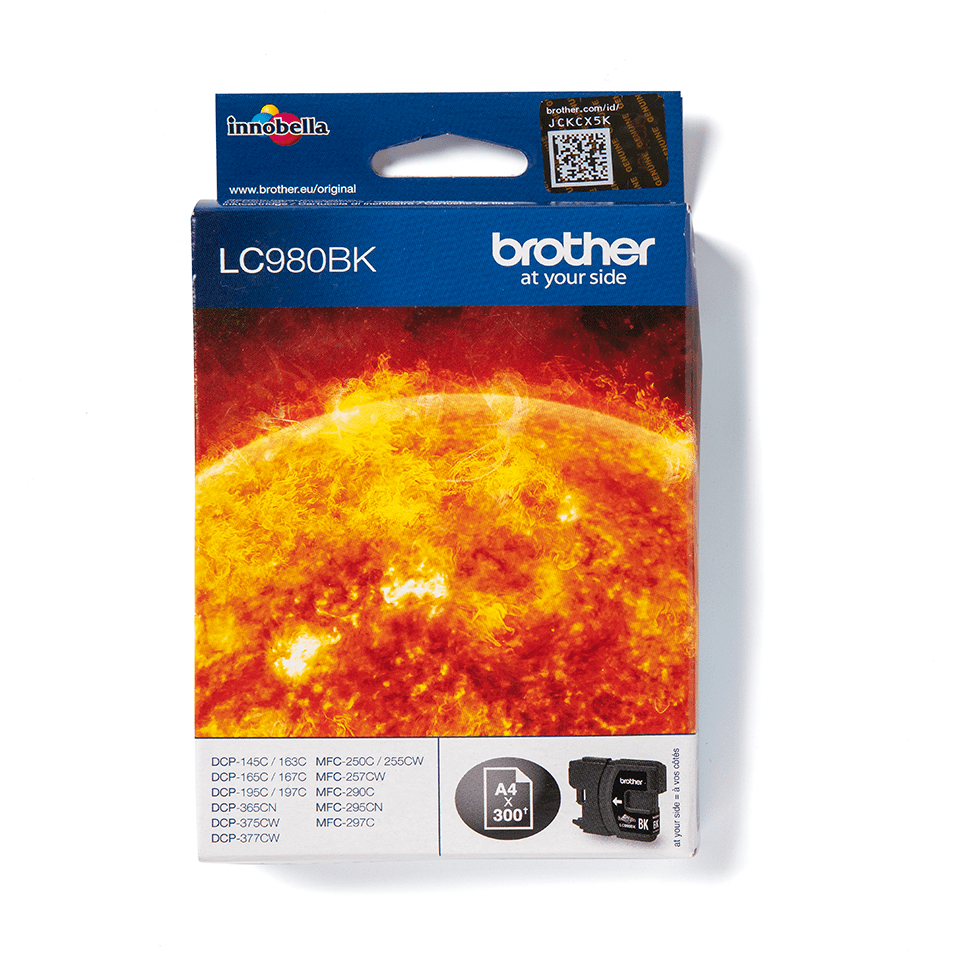 Brother LC-980BK Tintenpatrone Schwarz