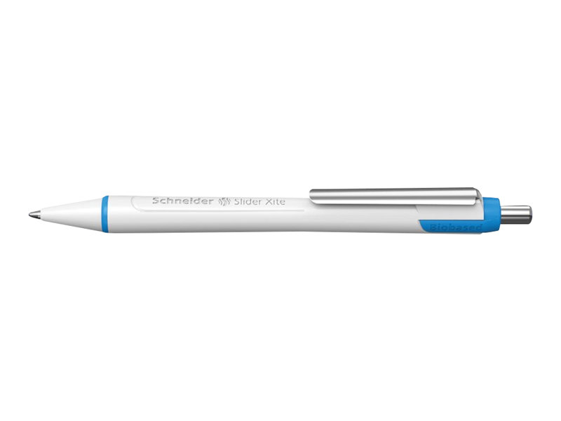 Schneider Kugelschreiber Slider Xite weiß, Schreibfarbe blau, 1 St