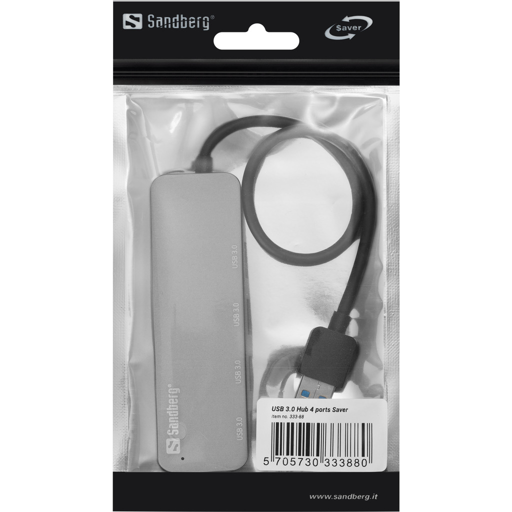 SANDBERG USB 30 Hub 4 ports SAVER