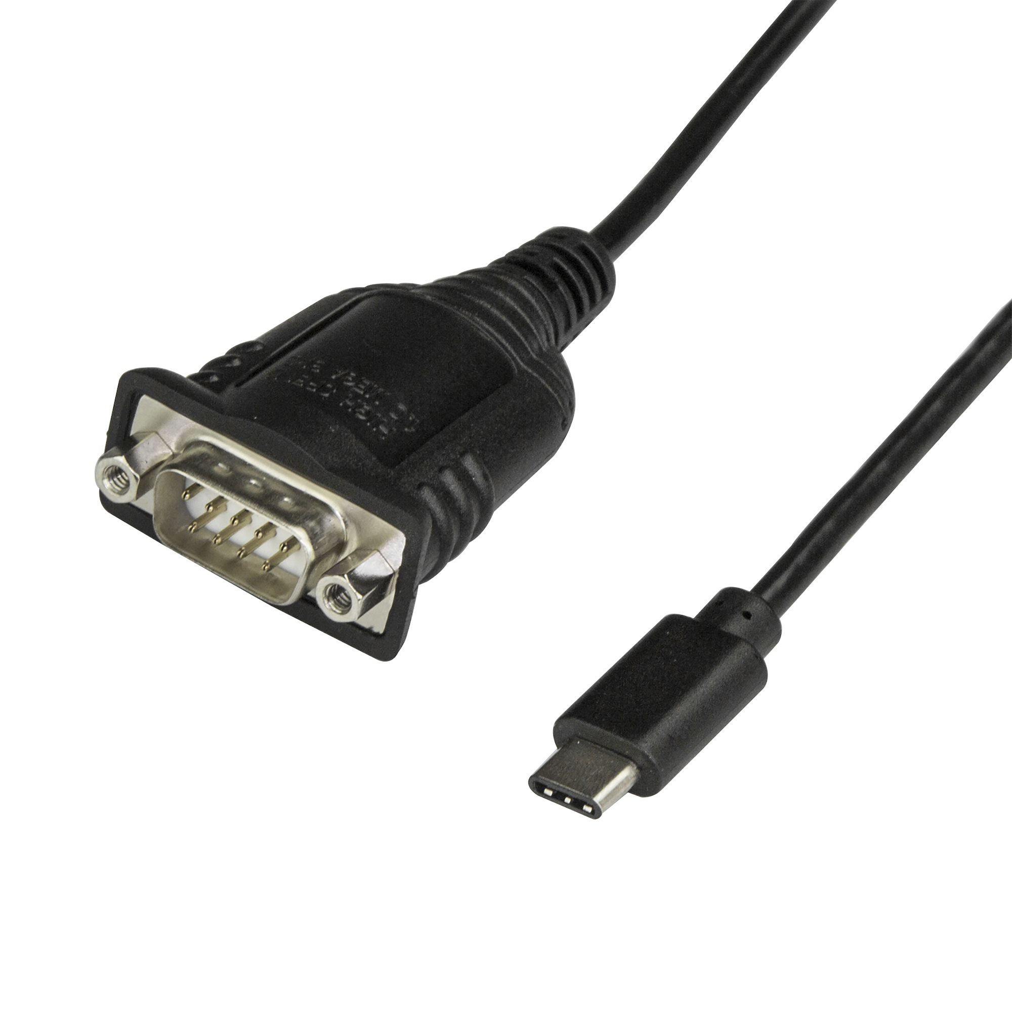 STARTECHCOM USBC auf Seriell Adapter USB C zu RS232 Kabel USB Typ C auf DB9 Kabeladapter Windows MacOS Linux kompatibel