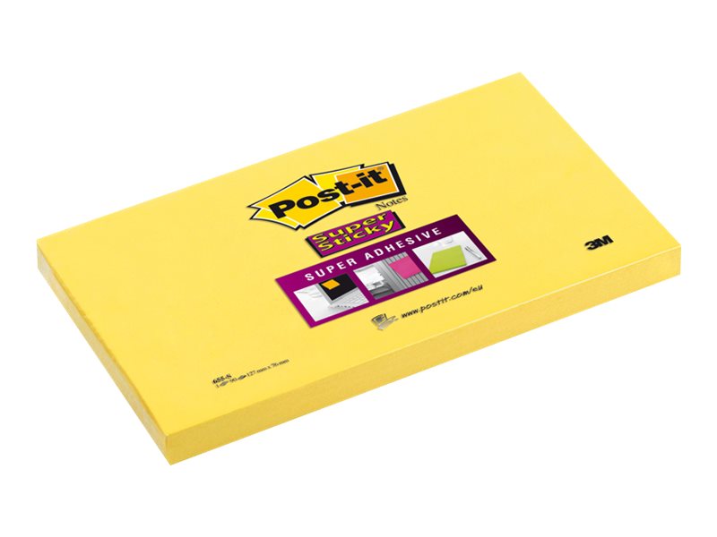 Post-it® Super Sticky Haftnotizen extrastark 655-S gelb, 12 Bloecke Post-it® Super Sticky Haftnotizen extrastark 655-S gelb, 12 Bloecke