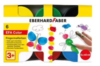 6 EBERHARD FABER EFA Color Fingerfarben farbsortiert 6x 40,0 ml 6 EBERHARD FABER EFA Color Fingerfarben farbsortiert 6x 40,0 ml