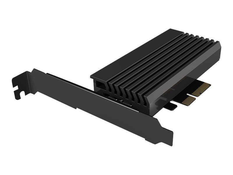 ICY BOX PCIe-Karte M.2 NVMe IB-PCI214M2-HSL unterstuetzt 1x M.2SSD zu PCIe x4 NVMe Host M.2 22 x 30/42/60/80 mm bis 32 Gbit/s