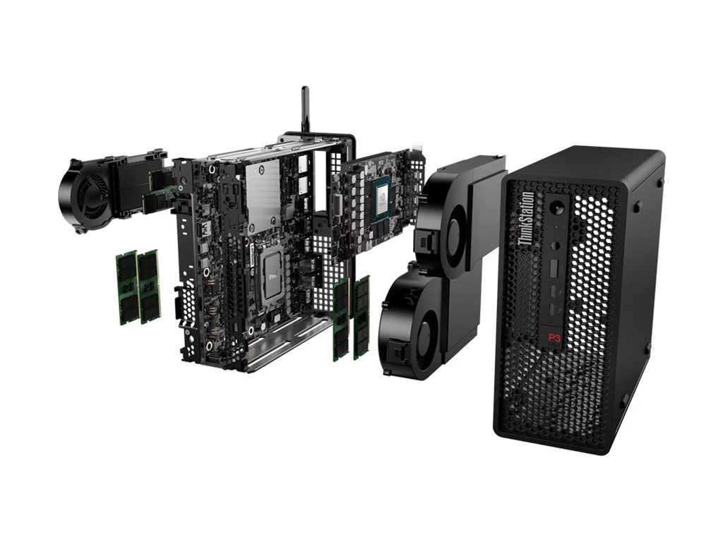 LENOVO ThinkStation P3 Ultra Intel Core i9-14900 64GB 1TB SSD RTX2000 W11P TopSeller