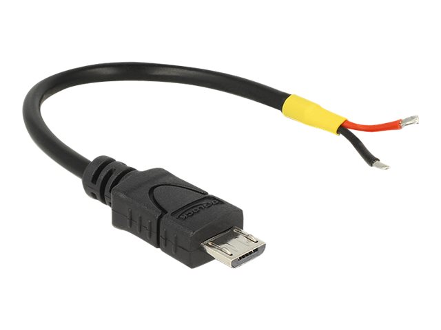 Delock Kabel USB 2.0 Mini-B Stecker > 2x offene Kabelenden Strom 10 cm Raspberry Delock Kabel USB 2.0 Mini-B Stecker > 2x offene Kabelenden Strom 10 cm Raspberry