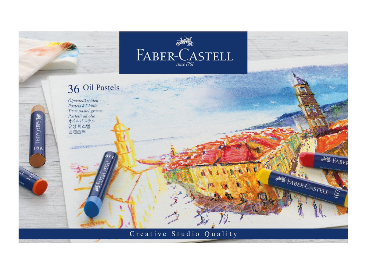 FABER-CASTELL Creative Studio oelkreide farbsortiert 36 St. FABER-CASTELL Creative Studio oelkreide farbsortiert 36 St.