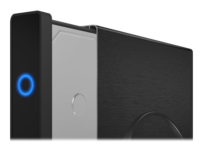 ICY BOX IB-377-C31 3,5 HDD Geh. USB 3.1 Type-C fuer 8,9cm 3.5Zoll SATA HDDs SATA 6Gb UASP  Aluminium schwarz
