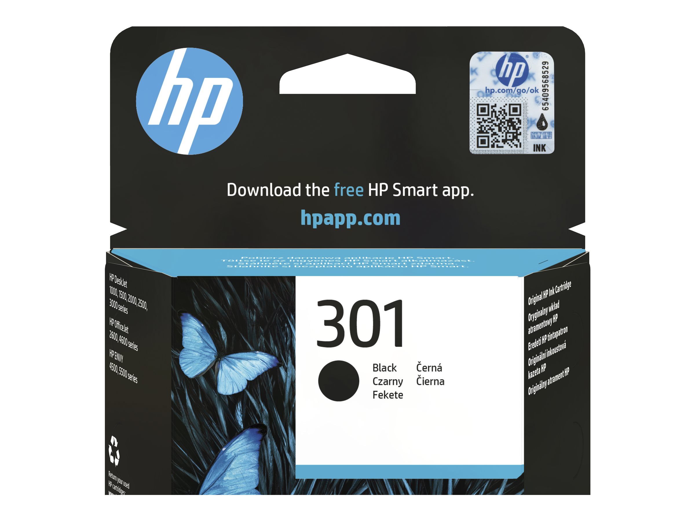 HP 301 (CH561EE) schwarz Druckerpatrone