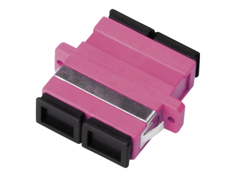 DIGITUS SC / SC Duplex Coupler, OM4,  Farbe pink