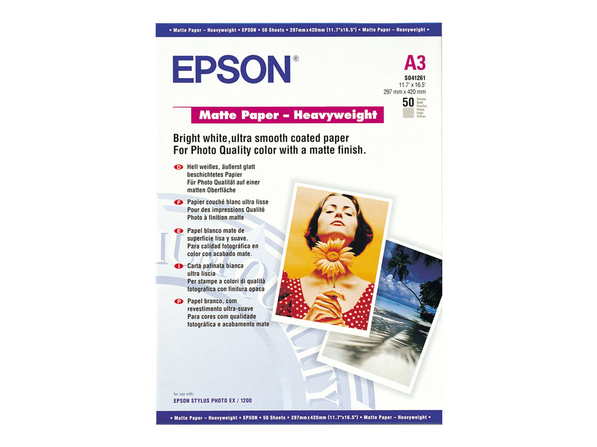 C13S041261 EPSON Papier A3 (297x420mm) C13S041261 EPSON Papier A3 (297x420mm)