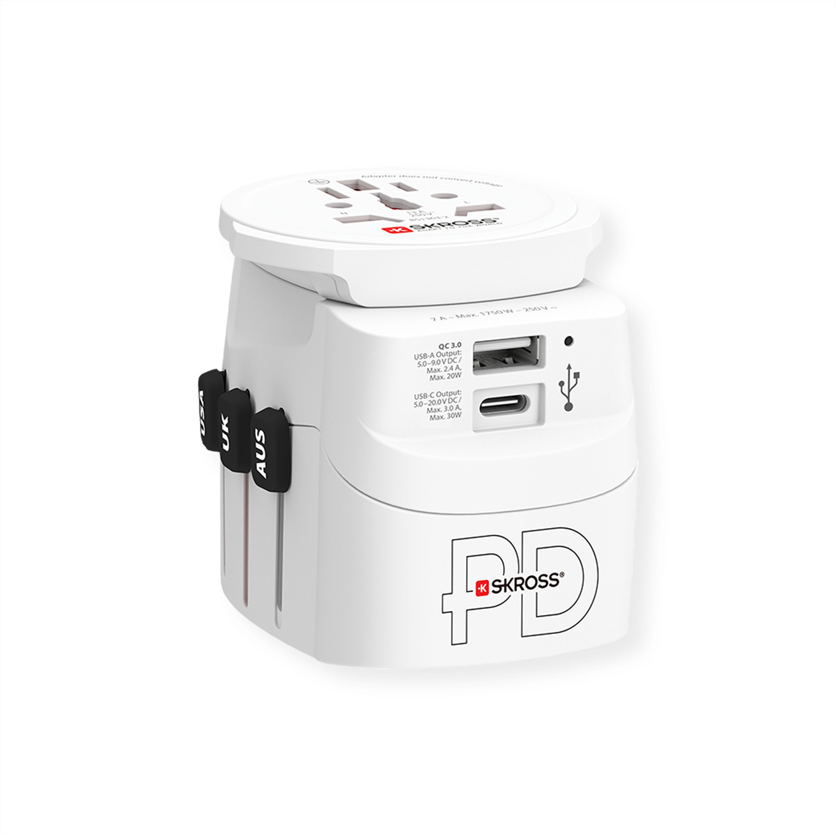 SKROSS Pro Light USB AC30PD World, weiss SKROSS Pro Light USB AC30PD World, weiss