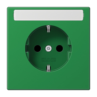 Jung Steckdose SCHUKO LS1520BFNAGN mit Schriftfeld 9x58mm