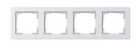 Gira Rahmen 021422 4fach E2 reinweiss matt Gira Rahmen 021422 4fach E2 reinweiss matt