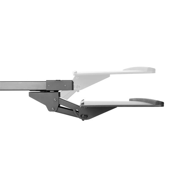 STARTECHCOM Under Desk Keyboard Tray 264in Wide Adjustable Computer Keyboard Stand Keyboard Shelf Ergonomic Keyboard Tra