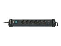 brennenstuhl Premium-Line 6-fach Steckdosenleiste mit Schalter 3,0 m schwarz mit USB-Buchse brennenstuhl Premium-Line 6-fach Steckdosenleiste mit Schalter 3,0 m schwarz mit USB-Buchse