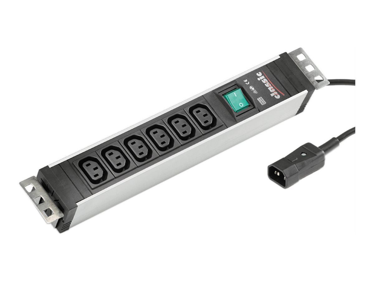 Bachmann ALU 1,5HE 6xIEC 1xSchalter 2,0m IEC