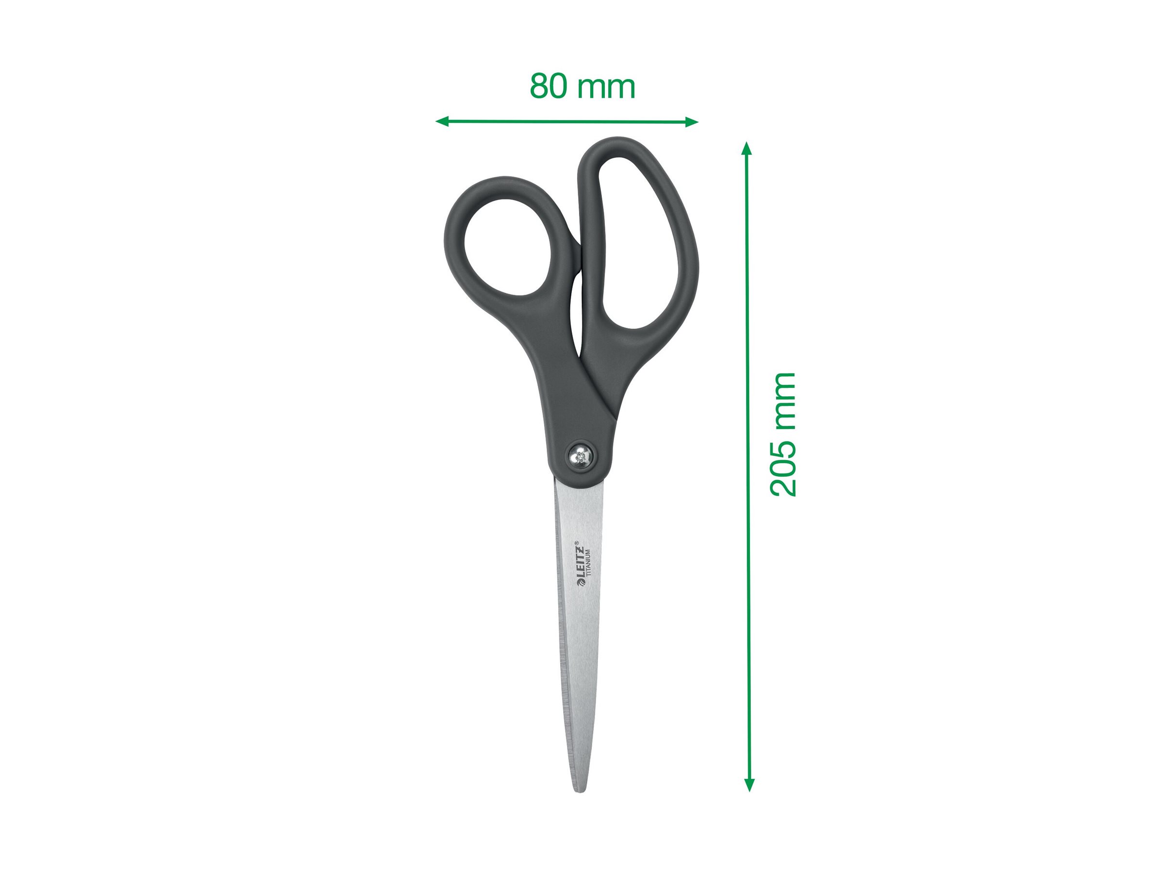 LEITZ Schere Titanium dunkelgrau 20,5 cm