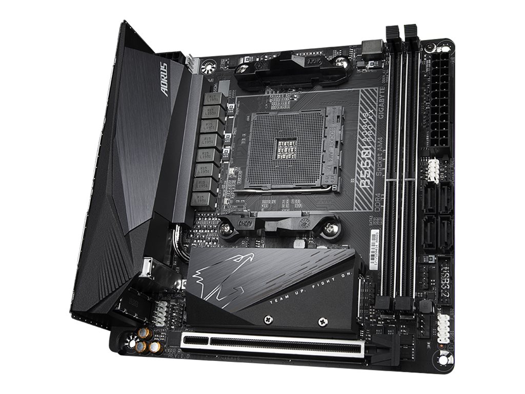 GIGABYTE B550I AORUS PRO AX AM4 DDR4 2xM.2 4xSATA WiFi DP HDMI mITX MB