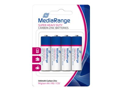 MediaRange Batterie AA 4er
