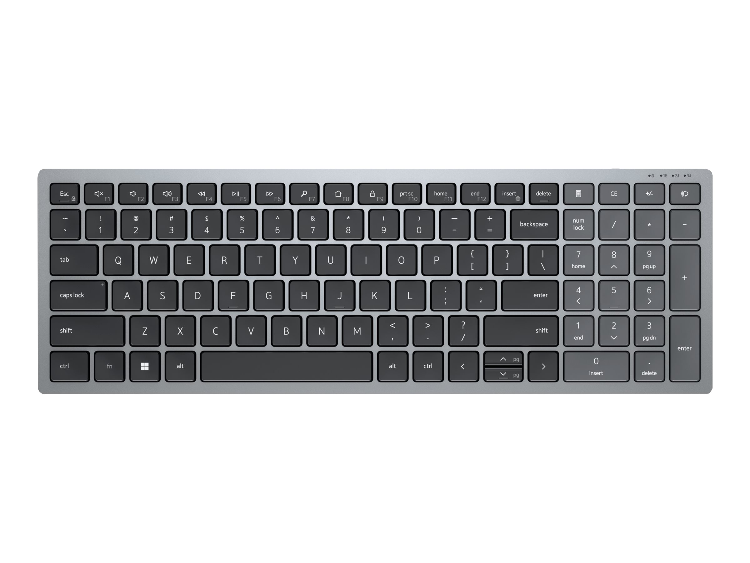 KB740 Tastatur kabellos 2.4 GHz QWERTZ Titan Gray