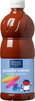 LEFRANC BOURGEOIS Gouache Liquide Redimix Temperafarbe braun 500,0 ml
