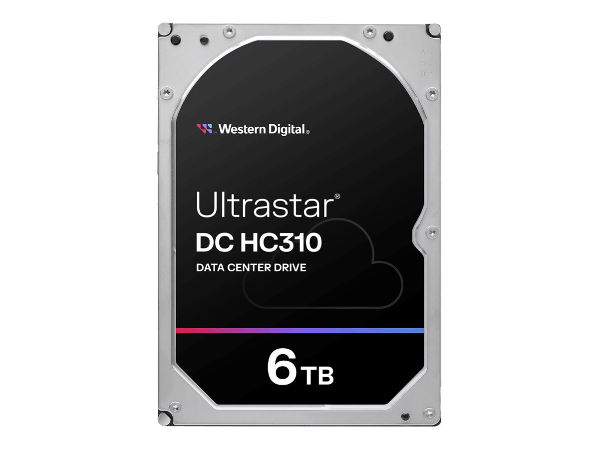 WESTERN DIGITAL Ultrastar DC HC310 8,9cm 3,5Zoll 26.1MM 6000GB 256MB 7200RPM SATA ULTRA 512E SE WESTERN DIGITAL Ultrastar DC HC310 8,9cm 3,5Zoll 26.1MM 6000GB 256MB 7200RPM SATA ULTRA 512E SE