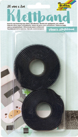 folia Klettband schwarz, 2 Rollen folia Klettband schwarz, 2 Rollen