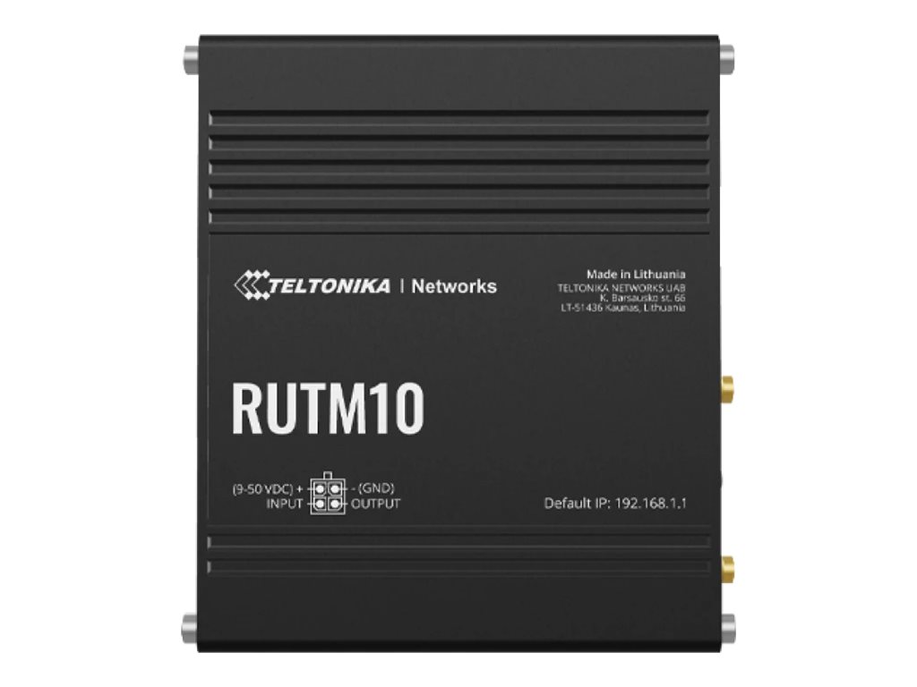 Teltonika RUTM10 Industrial Wired Router four Gigabit-RJ45-Ports