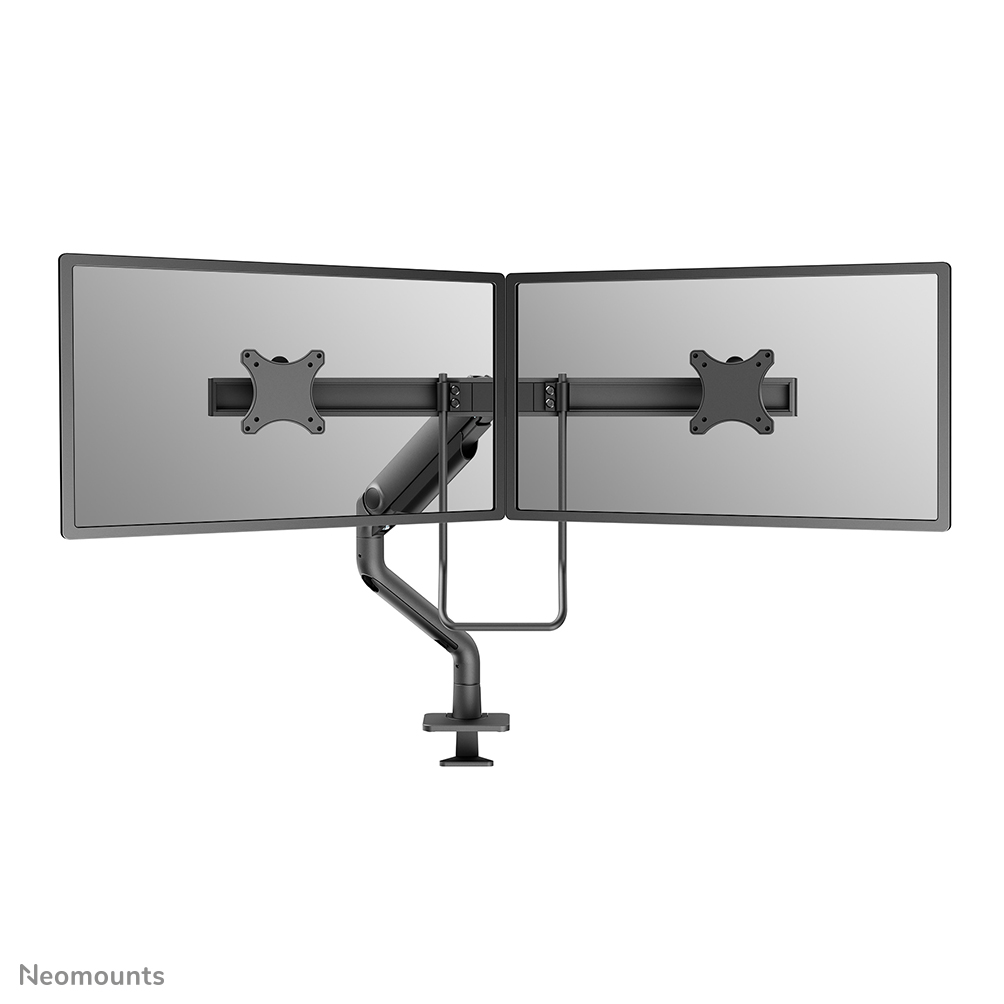 NEOMOUNTS Next One Desk Mount double display crossbar topfix clampgrommet