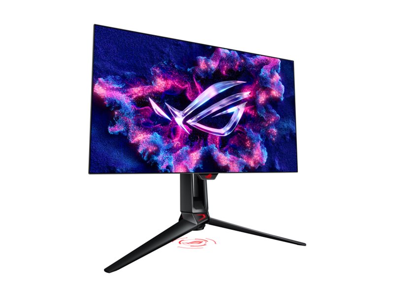 ASUS ROG Swift OLED PG27AQDP 67,31cm 26,5Zoll WOLED QHD 16:9 480Hz 450cd/m2 0.03ms 2xHDMI DP USB 3.2 Gen 1 Type-Ax2 Black/Aura Sync