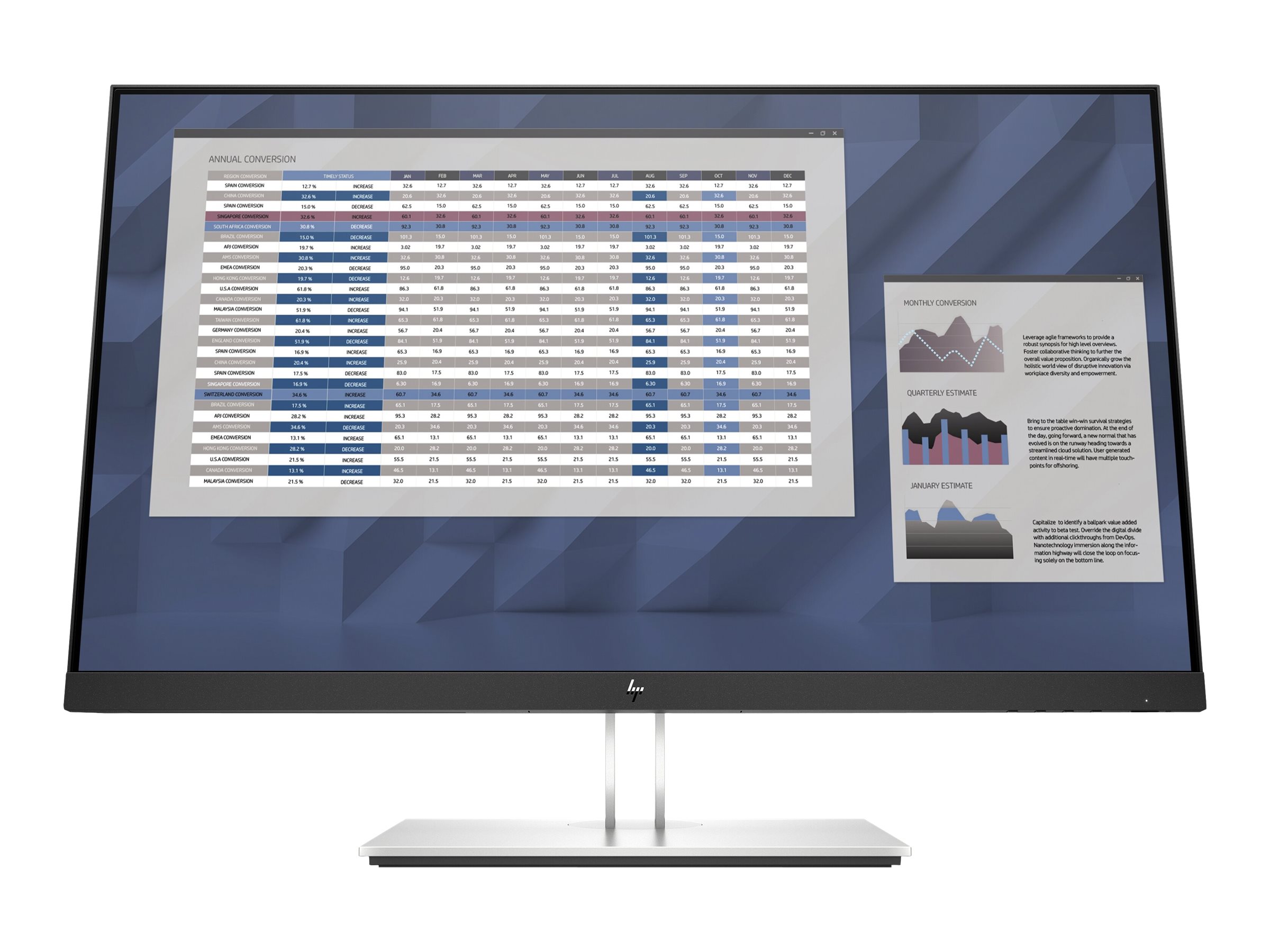 HP E27 G4 Monitor schwarz 68,6 cm (27)