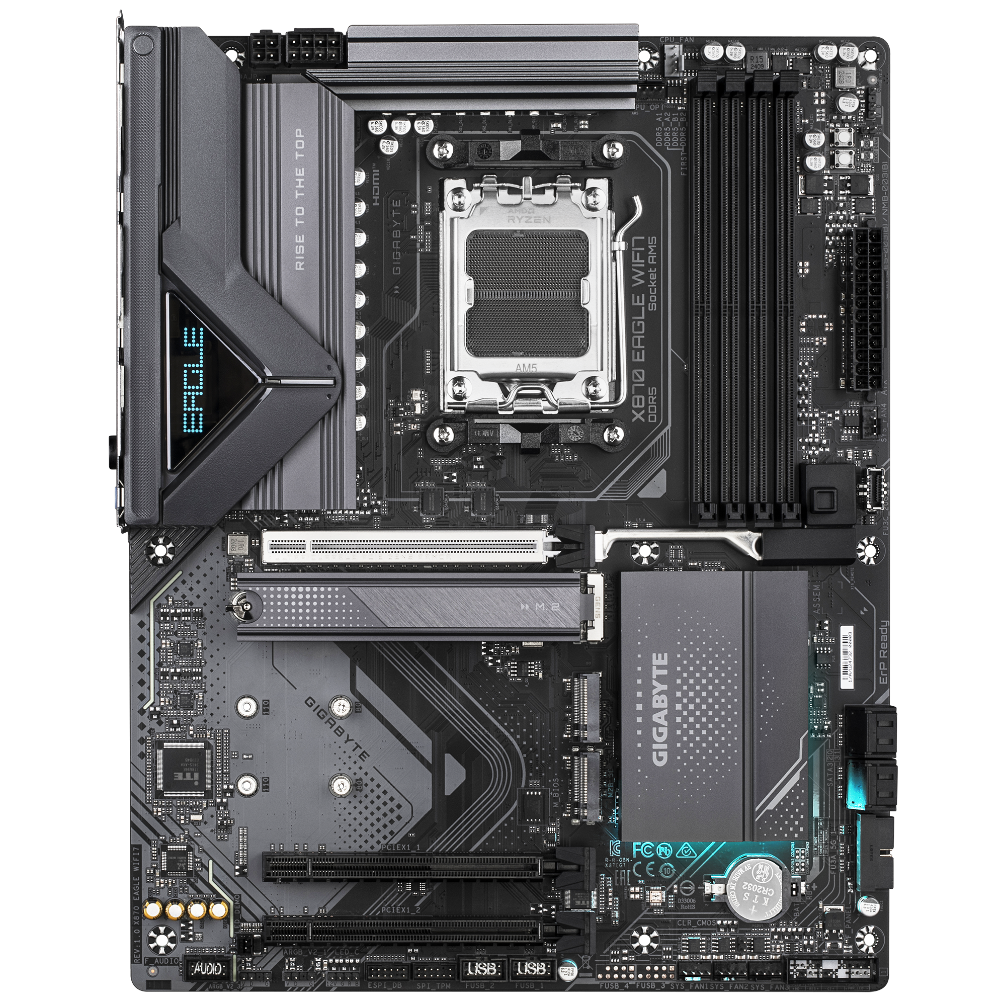 GIGABYTE X870 EAGLE WIFI7 AM5 4xDDR5 ATX HDMI USB WIFI MB