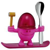 WMF 0616687400 McEgg Eierbecher mit Loeffel, pink WMF 0616687400 McEgg Eierbecher mit Loeffel, pink