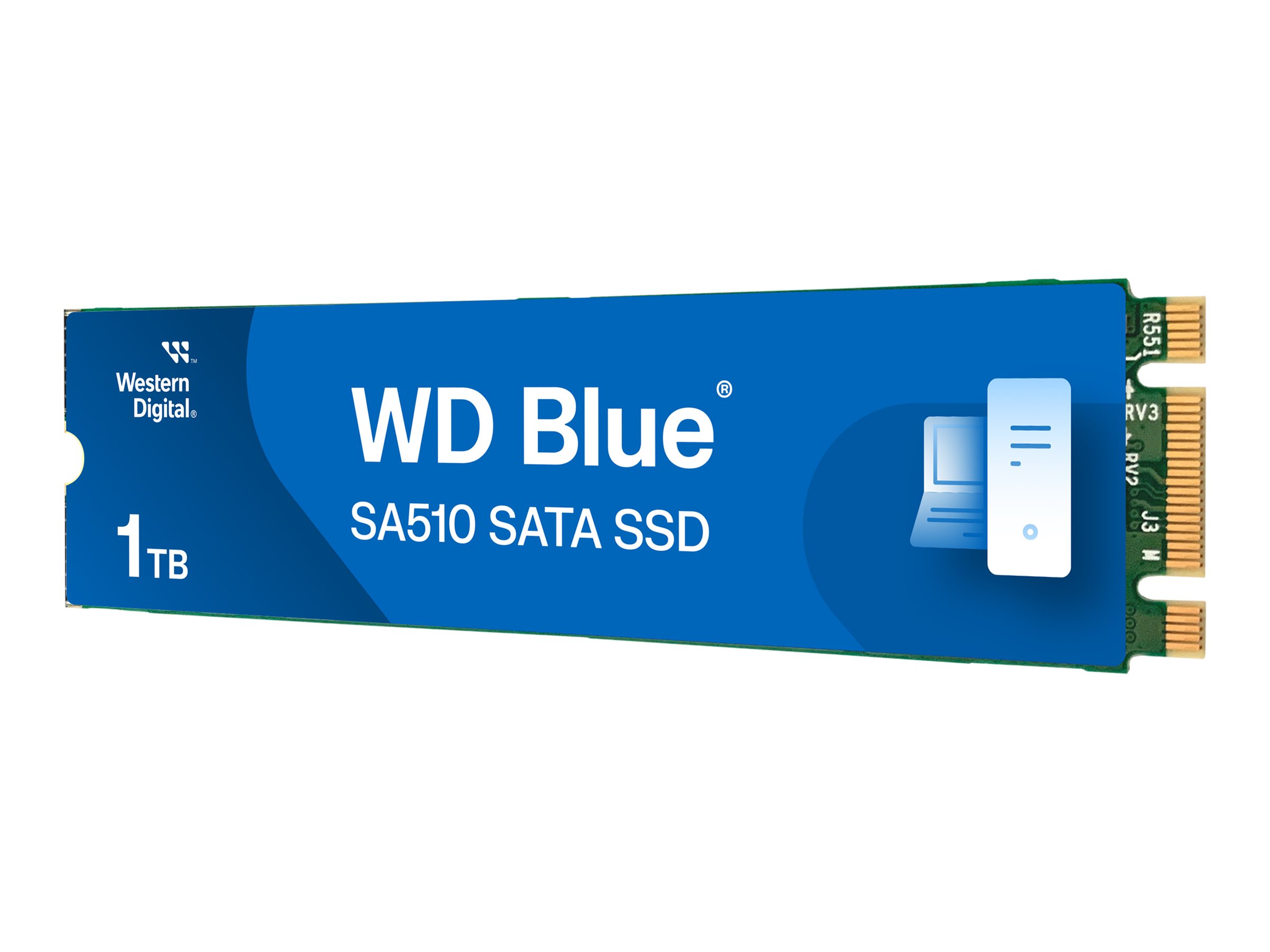 WD Blue SA510 SSD 1TB M.2 2280 SATA III 6Gb/s internal single-packed