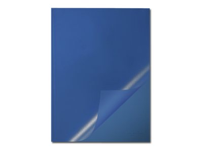 50 DURABLE Klemmschienenhuellen DIN A4 blau genarbt 0,22 mm