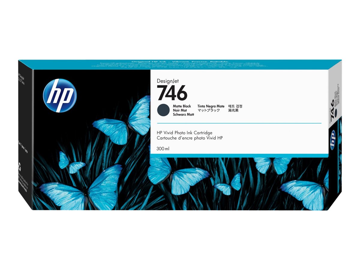 HP 746 300-ml Matte Black Ink Cartridge HP 746 300-ml Matte Black Ink Cartridge