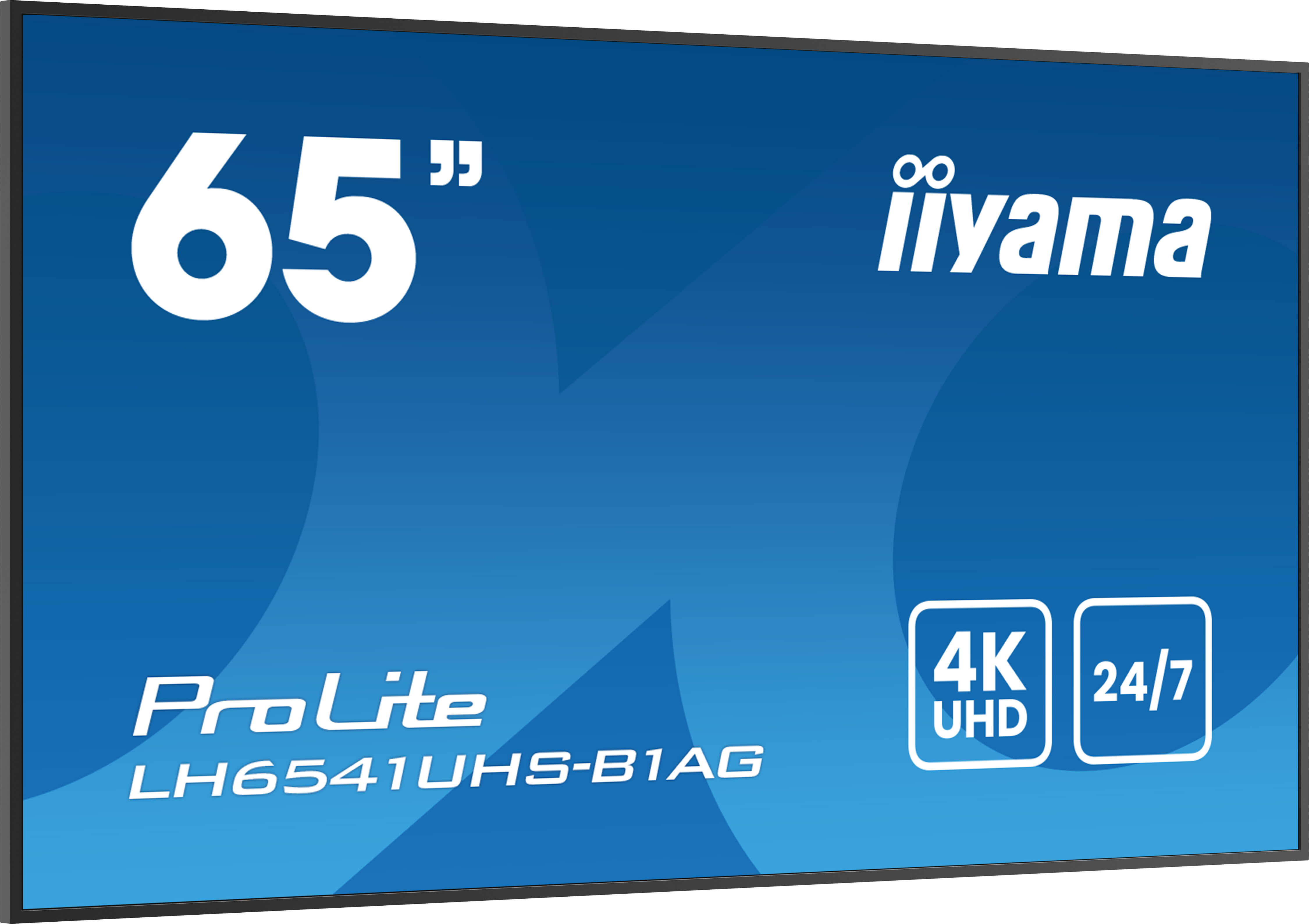 IIYAMA LH6541UHSB1AG 165,1cm 65Zoll 3840x2160 4K UHD IPS panel 1perc Haze Landscape and Portrait mode Speakers 2x 10W 3x HDMI