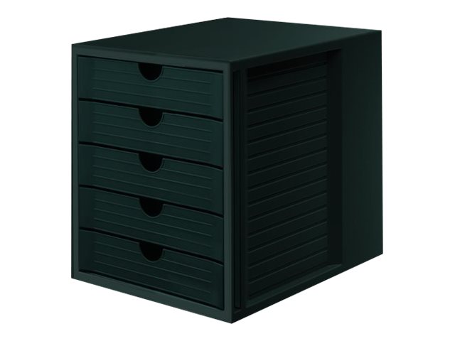 HAN Schubladenbox System-Box schwarz 1450-13, DIN C4 mit 5 Schubladen HAN Schubladenbox System-Box schwarz 1450-13, DIN C4 mit 5 Schubladen