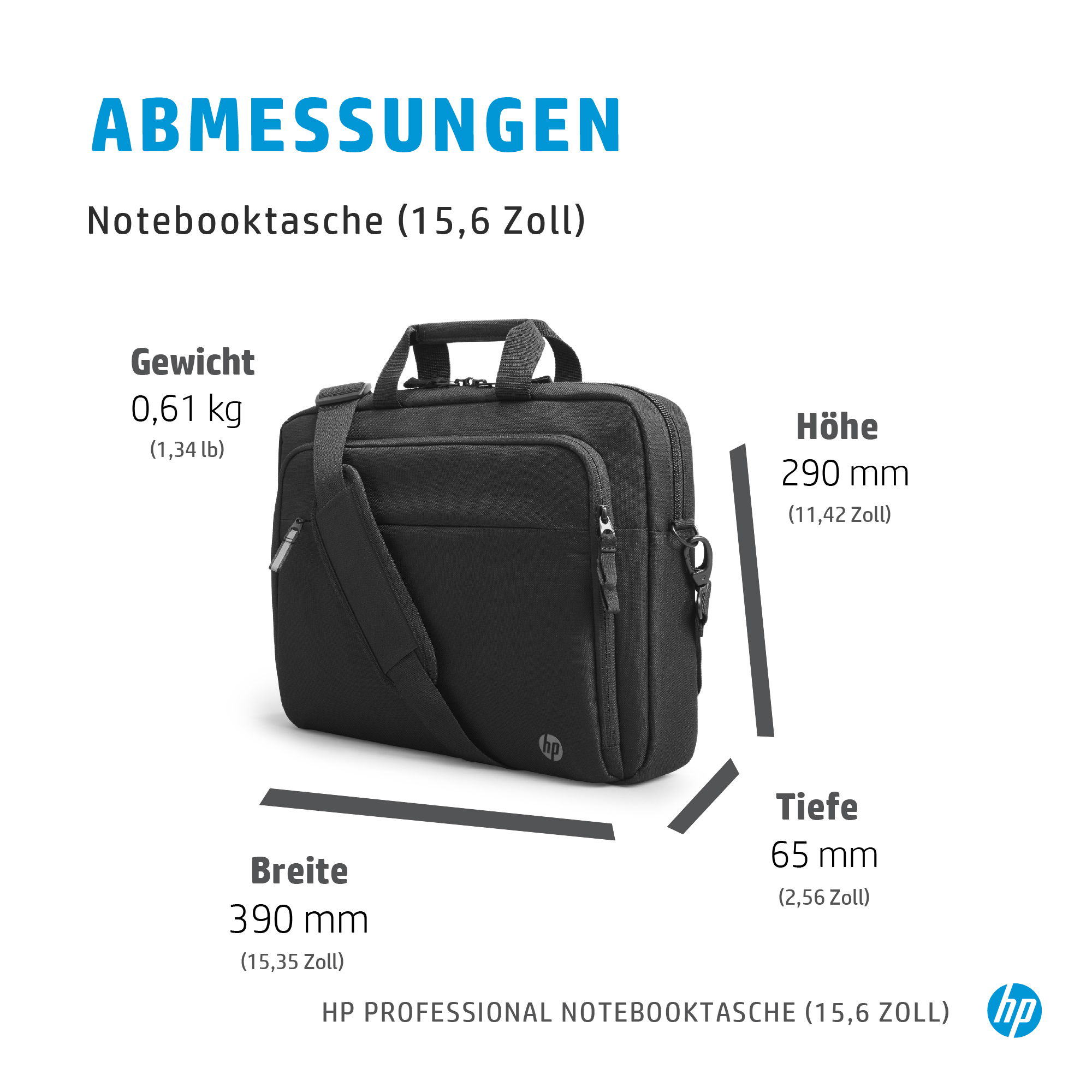 500S7AA HP Professional Tasche schwarz