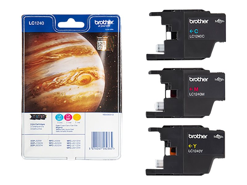 LC1240RBWBP BROTHER MFC Tinte (3) cmy LC1240RBWBP BROTHER MFC Tinte (3) cmy