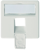 TGT Zentralplatte 50x50mm komplett für AMJ45 8 UP0 alpinweiss