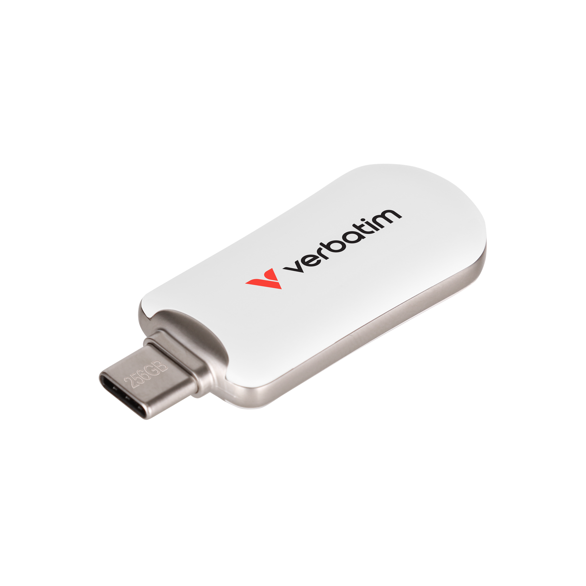 Verbatim Plectra White 256GB USBC Flash Drive 30230