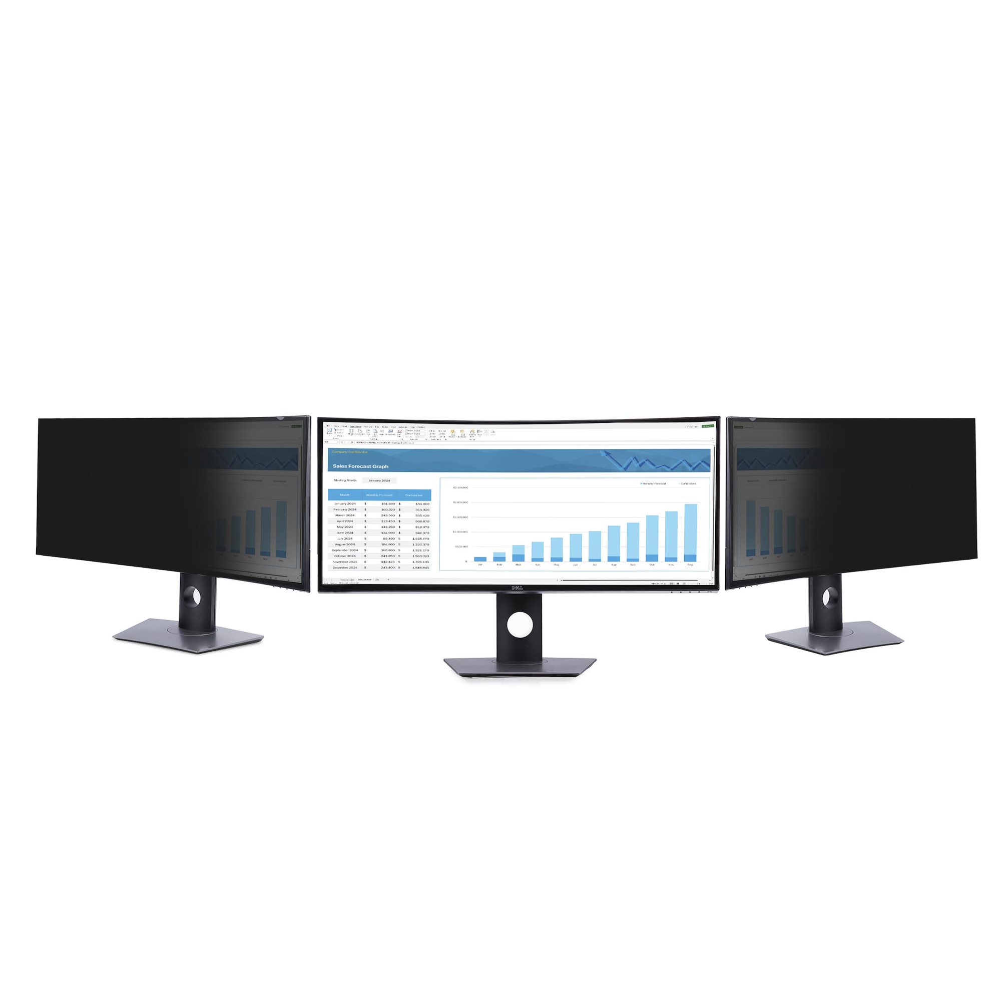STARTECHCOM Monitor Blickschutzfolie fur Dell P3424WE Curved 219 Bildschirm SichtschutzfolieBlaulichtfilter TAAkonform