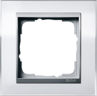 Gira Rahmen 0211726 1fach + ZR Alu Event Klar weiss Gira Rahmen 0211726 1fach + ZR Alu Event Klar weiss