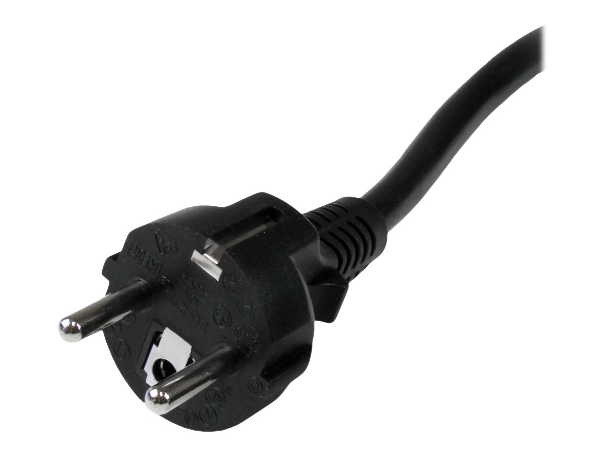 STARTECH.COM 2m Computer Power Cord - Schuko CEE7 to IEC 320 C19