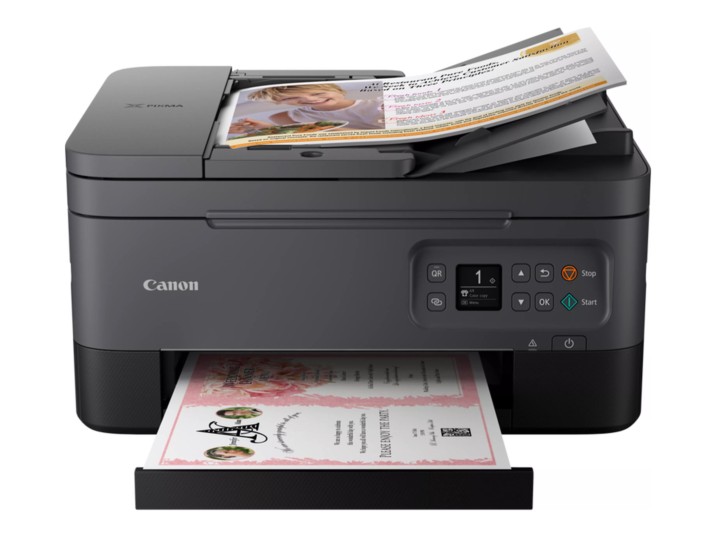 Canon PIXMA TS7450i 3 in 1 Tintenstrahl-Multifunktionsdrucker schwarz