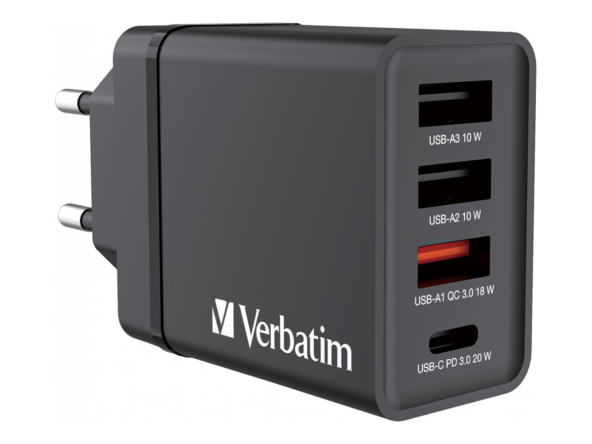 verbatim CHR30EU1 Ladeadapter schwarz, 30 W